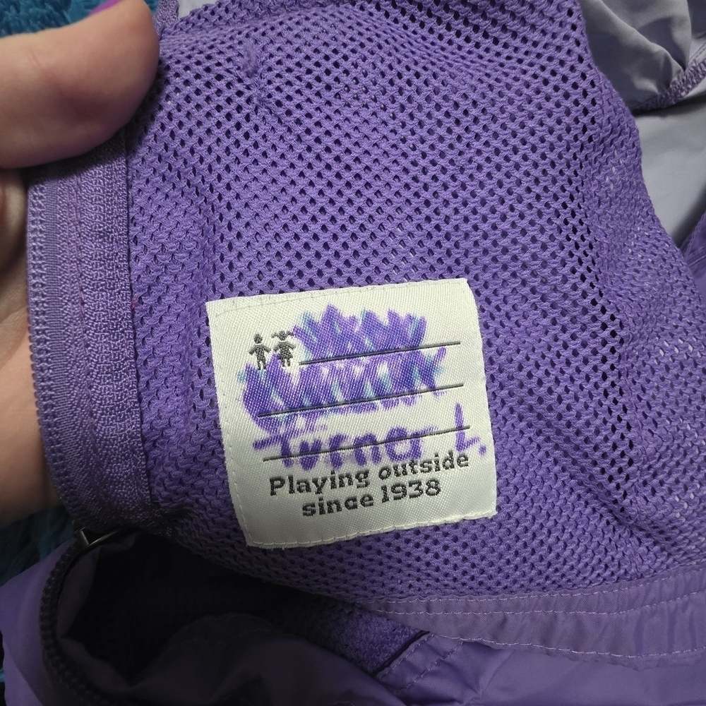 Columbia Vibrant Purple Windbreaker Size M - Picture 6 of 7